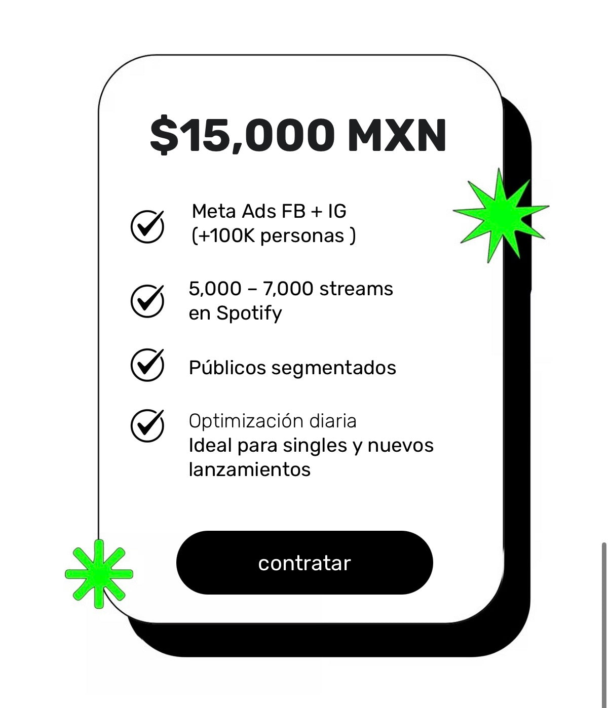 META ADS (FB + IG) + Spotify